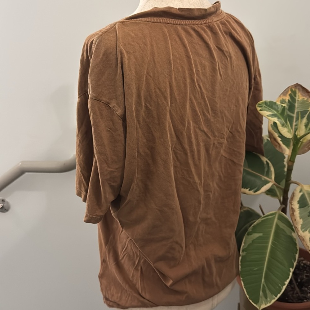 FP Deep V-Neck Tee -Terracotta - Picture 4 of 6